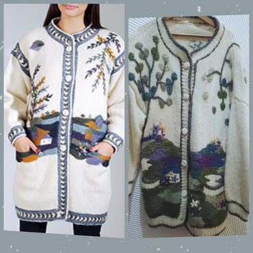 zimske jakne akcija zenske: XL (EU 42), 2XL (EU 44), Wool, Buckle, Embroidery, Print