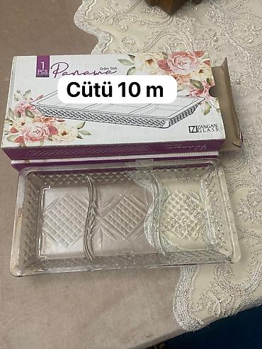 Məhsullar: 1) Şüşə ordöv/servis boşqabı dəsti - Marka: Zangan Glass lalafo.az -da Məhsullar: 1) Şüşə ordöv/servis boşqabı dəsti - Marka: Zangan Glass