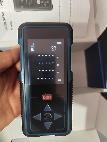 Рулеткалар жана алысты өлчөгүчтөр: Лазерный дальномер 100 м. - Диапазон измерений: до 100 метров (165 — 2