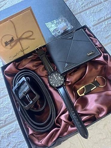 torba givenchy: Muški poklon set – elegantni crni komplet u poklon kutiji Sadržaj — 1
