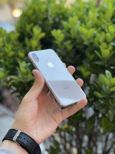 iphone x gəncə: IPhone X, 64 GB, Ağ, Simsiz şarj