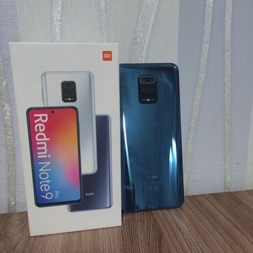 редии 9: Xiaomi, Redmi Note 9 Pro, Б/у, 128 ГБ, цвет - Голубой, 2 SIM