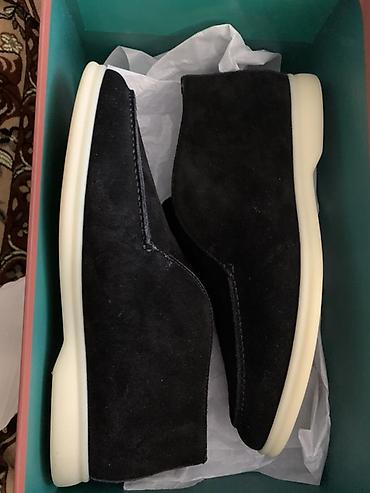 qara ayaqqabı: Loro Piana “Open Walk” kişi ayaqqabısı ORIGINAL 40 razmer Amerikan — 1