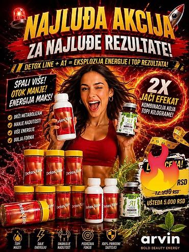 Lepota i nega: **Detox line čaj + A1 L-Carnitine kapsule** Prirodni biljni program — 4