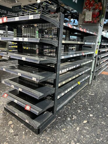 Витрины: Витрины, стеллажи, полки торговые металлические б/у, полка магазинная — 14