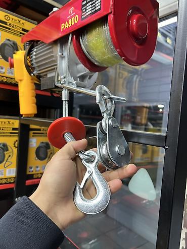 Другие инструменты: Электрическая тельфер-лебедка 800кг Напряжения 220вольт Мощность — 4