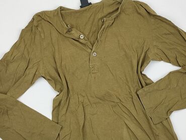 zielone bluzki z długim rękawem: Blouse, H&M, XS (EU 34), condition - Good
