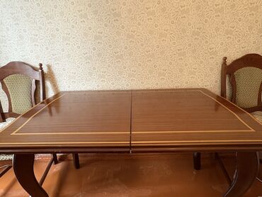 стеклянный обеденный стол: Klassik masa, İşlənmiş, Açılan, Taxta, Dördbucaq masa