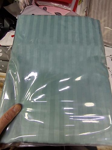 Комплекты постельного белья: Комплект однотонного постельного белья с жаккардовой полосой — 5