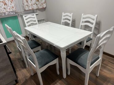 столы и стулья комплект: Комплект стол и стулья Кухонный, Новый
