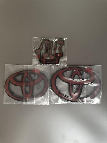 Aksesuarlar və tüninq: Toyota Camry üçün qara emblem dəsti - Rəng: parlaq qara (gloss black) — 2