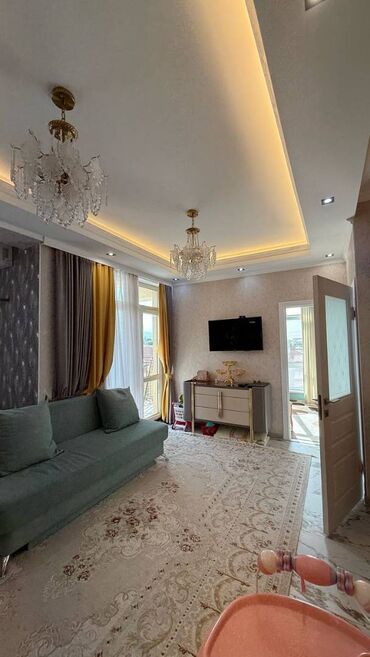 квартира в ала тоо: 3 комнаты, 64 м², Элитка, 2 этаж, Евроремонт