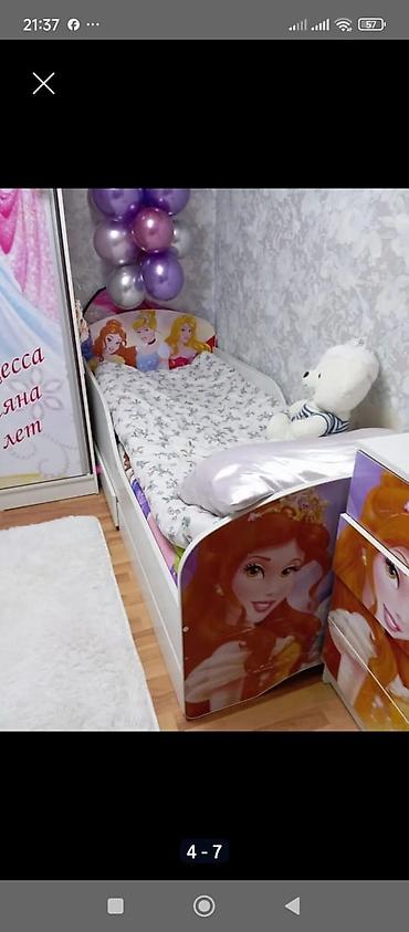 домик для принцессы: Детская мебельный комплект «Принцессы» Состав: - Односпальная кровать — 2