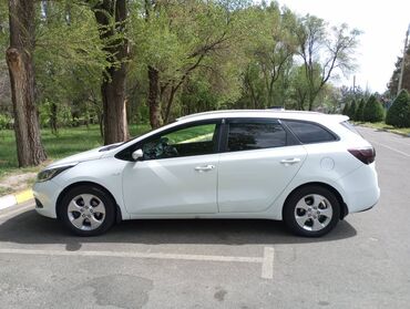 Kia: Белый универсал Kia Ceed SW – практичный и экономичный автомобиль для