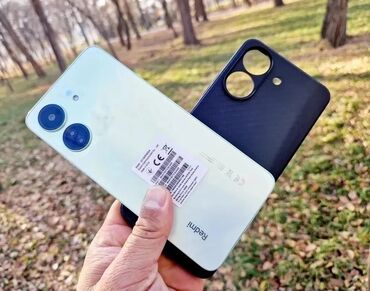 Redmi: Redmi, Redmi Note 13, Б/у, 256 ГБ, цвет - Синий, eSIM, 2 SIM