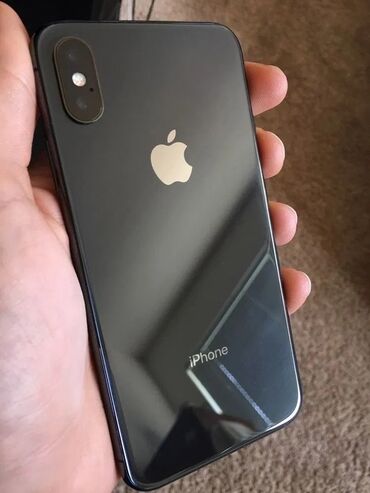 iphone x 256gb цена бишкек: IPhone X, Колдонулган, 256 ГБ, Кара, Коргоочу айнек, Каптама, 100 %