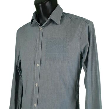 Košulje: Košulja Na duge rukave, M (EU 50), bоја - Tamnoplava, Pamuk — 6