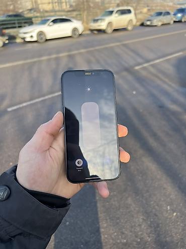 Apple iPhone: IPhone 12, Б/у, 128 ГБ, Черный, Защитное стекло, Чехол, Кабель, 79 % — 13