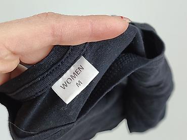 bluzki czarne basic: T-shirt damski, rozmiar M — 4
