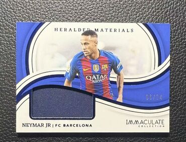 Граммофоны и патефоны: Neymar Jr-in təsviri və "Herald Materials" yazısı olan kolleksiya