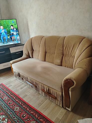 divan iwlenmiw: Divan, İşlənmiş, Açılan, Bazalı, Vеlur parça, Çatdırılma yoxdur — 4