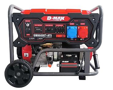 Генераторы: Бензо/газовый генератор D-MAX DM9500ET-ATS Основные характеристики: - — 1