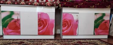 плотные шторы: Уктоочу бөлмө гарнитуру, Колдонулган, Өзү алып кетүү, түсү - Ак