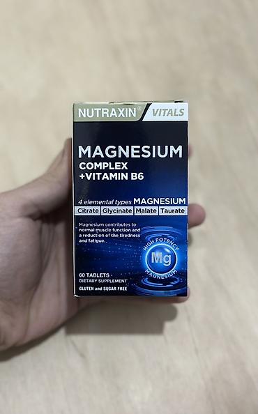 etir qab: Nutraxin Vitals Magnesium Complex + Vitamin B6 – qidadan əlavə — 3