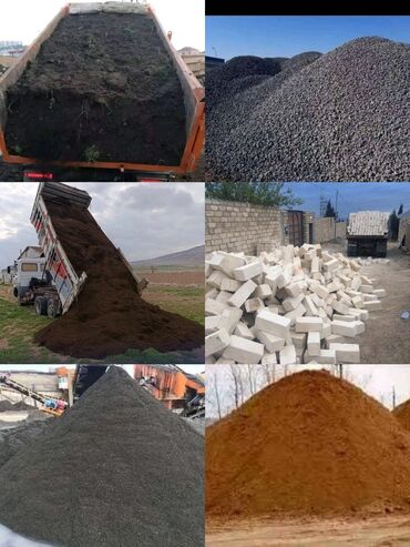 Канцтовары: Qum( hər növ) daş atsep şeben qara torpaq, yanmış peyin qazon