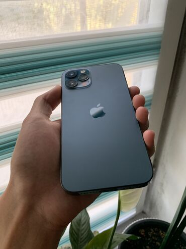 айфон 7 бу цена в бишкеке: IPhone 12 Pro, Колдонулган, 256 ГБ, Көк, Заряддоочу түзүлүш, Коргоочу айнек, Каптама, 86 %