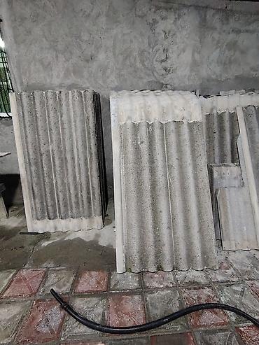 Şifer: Şifer dam örtüyü vərəqləri - Material: dalğalı şifer (sement əsaslı) — 1