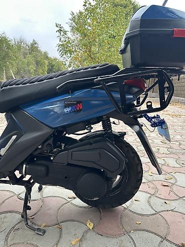 Скутеры: Продаю синий самурайчик💙 2025года😍🤍 165ти кубовыйй🔥🤍 пробег 4200км😍 — 8