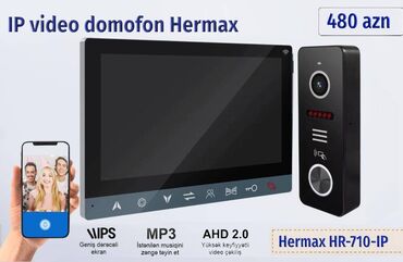 mini kamera satisi: Hermax hr 710 ip🔥🔥 modeli bu model ip modeldi yani qapi zenqi calinan