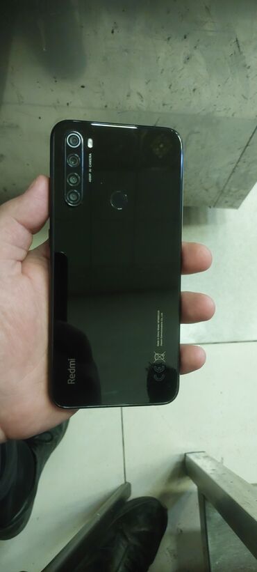 телефоны флай 449: Xiaomi Redmi Note 8, 64 ГБ, цвет - Черный, 
 Отпечаток пальца, Face ID