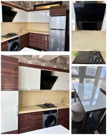 Mətbəx mebeli: Mətbəx mebeli üzəri mərmər,qazasperator,masa daxil 600₼. Ölçü dəqiq