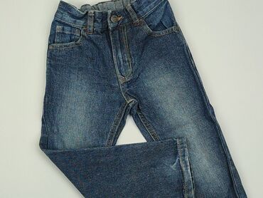 spodnie baggy jeans chłopięce: Spodnie jeansowe, George, 4-5 lat, 110, stan - Dobry