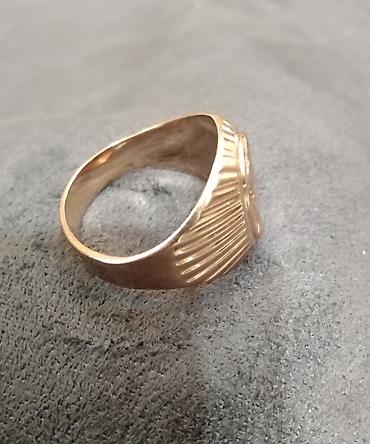 Кольца: Кольцо, Печатка, Проба 585, Мужские, Без вставки, Советские (СССР), Новый — 2