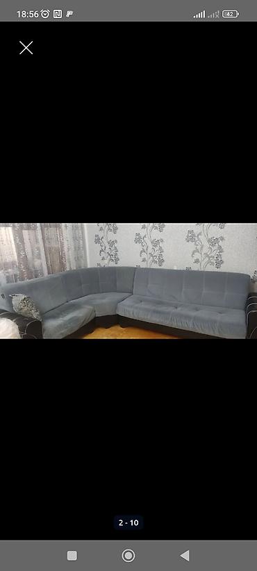 Divanlar: Künc divan, İşlənmiş, Açılmayan, Bazalı, Parça — 9