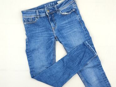 legginsy woskowane z wysokim stanem: Zara, Jeansy damskie, rozmiar XS
