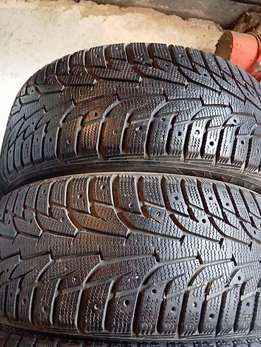 Шины 225 / 50 / R 17, Зима, Б/у, Пара, Легковые, Корея, Hankook