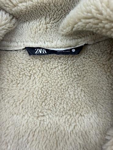 пальто zara: Дубленка, Китай, Короткая модель, Оверсайз, L — 3