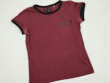 czerwona eleganckie bluzki damskie: T-shirt, SinSay, M, stan - Dobry