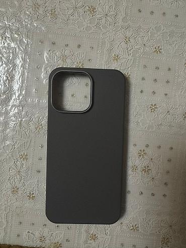 Чехол для iPhone15 pro max (серый) - Форм-фактор: накладка -