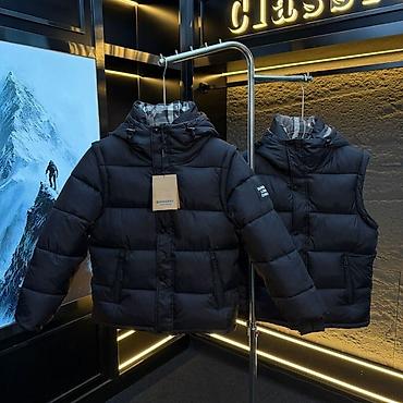 kişi geyimi: Burberry qışlıq puffer gödəkçə – çıxarıla bilən qollu 2‑si 1‑də dizayn — 3