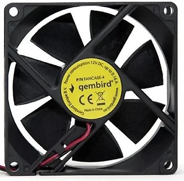 Rashladni sistemi: Gembird 80 mm ventilator za kućište računara + Molex adapter Opis: - — 4