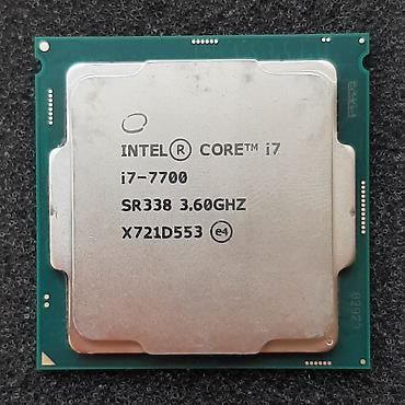 процессор: Processor - CPU Intel i7-7700 - 130 AZN (LGA 1151 soket) (4 nüvə / — 1