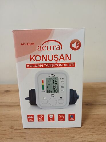 Tibbi avadanlıq: Acura AC-463K danışan qan təzyiqi ölçən (bilək tipli) - Səsli