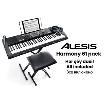 sintezator dayagi: Alesis Harmony 61 MKII ( Sintezator Paketi Ucuz və keyfiyyətli 61