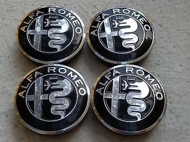 Gume i felne: Cepovi za alu felne 60mm crni Alfa Romeo. Cepovi za alu felne 60mm — 2