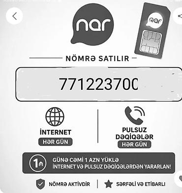 Nömrə: ( 077 ) ( 1223700 ), İşlənmiş